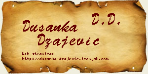 Dušanka Džajević vizit kartica